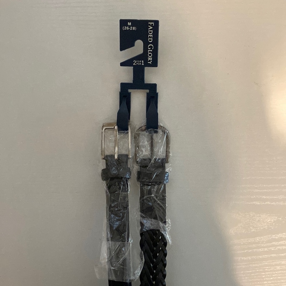 Faded Glory never worn belts